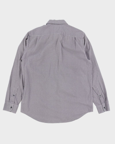 Michael Kors Purple Printed Dress Shirt - M