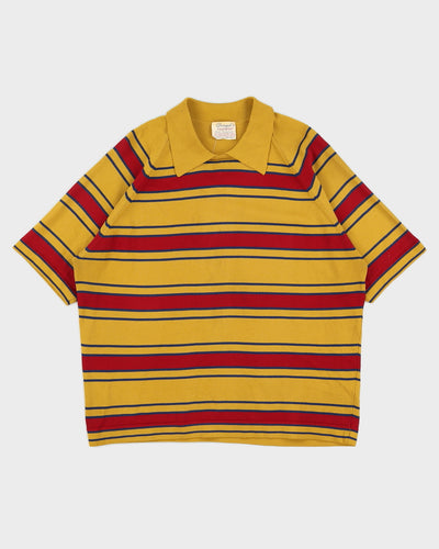 Vintage 70s Donegal Colesta Stripe Polo - XL