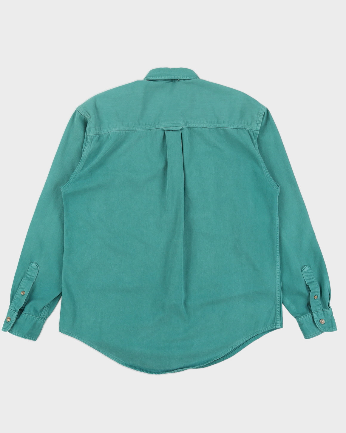 Vintage 90s Eddie Bauer Green  Long Sleeved Shirt - L
