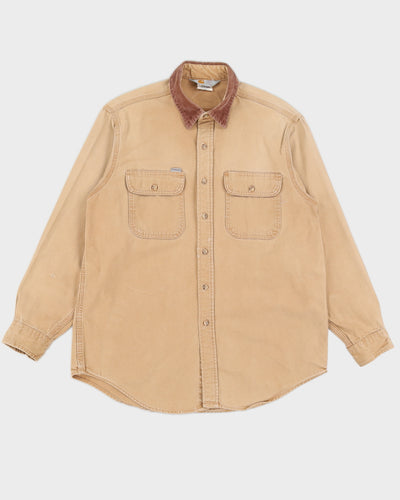 Carhartt Beige Work Long Sleeved Shirt - L