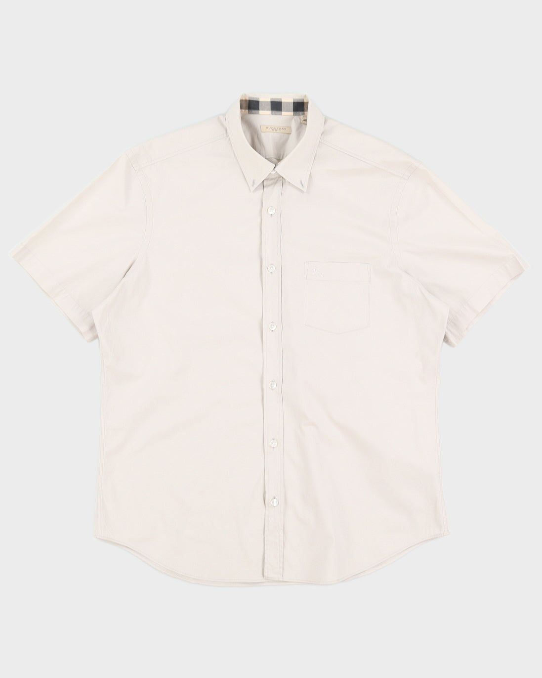 Burberry Brit Grey Short Sleeved Shirt - XL