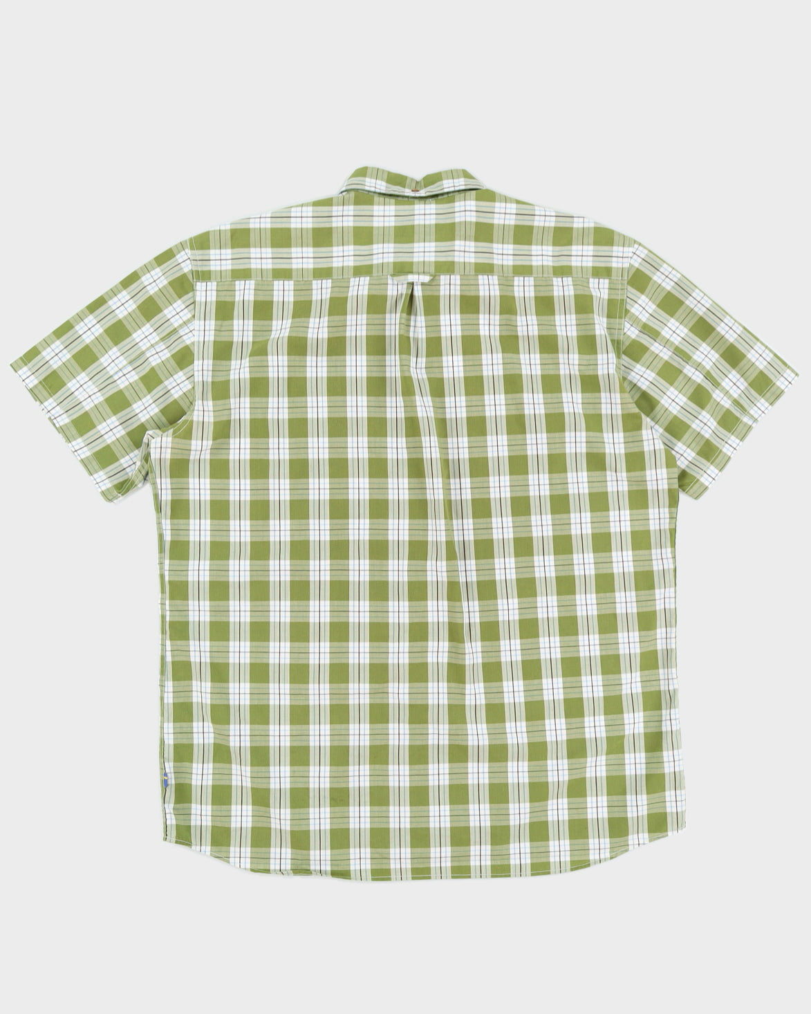 Fjall Raven Green Checked Long Sleeved Shirt - XL