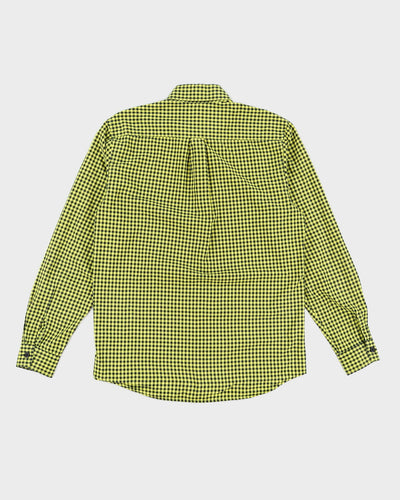 Black and Yellow Fred Perry Shirt - S