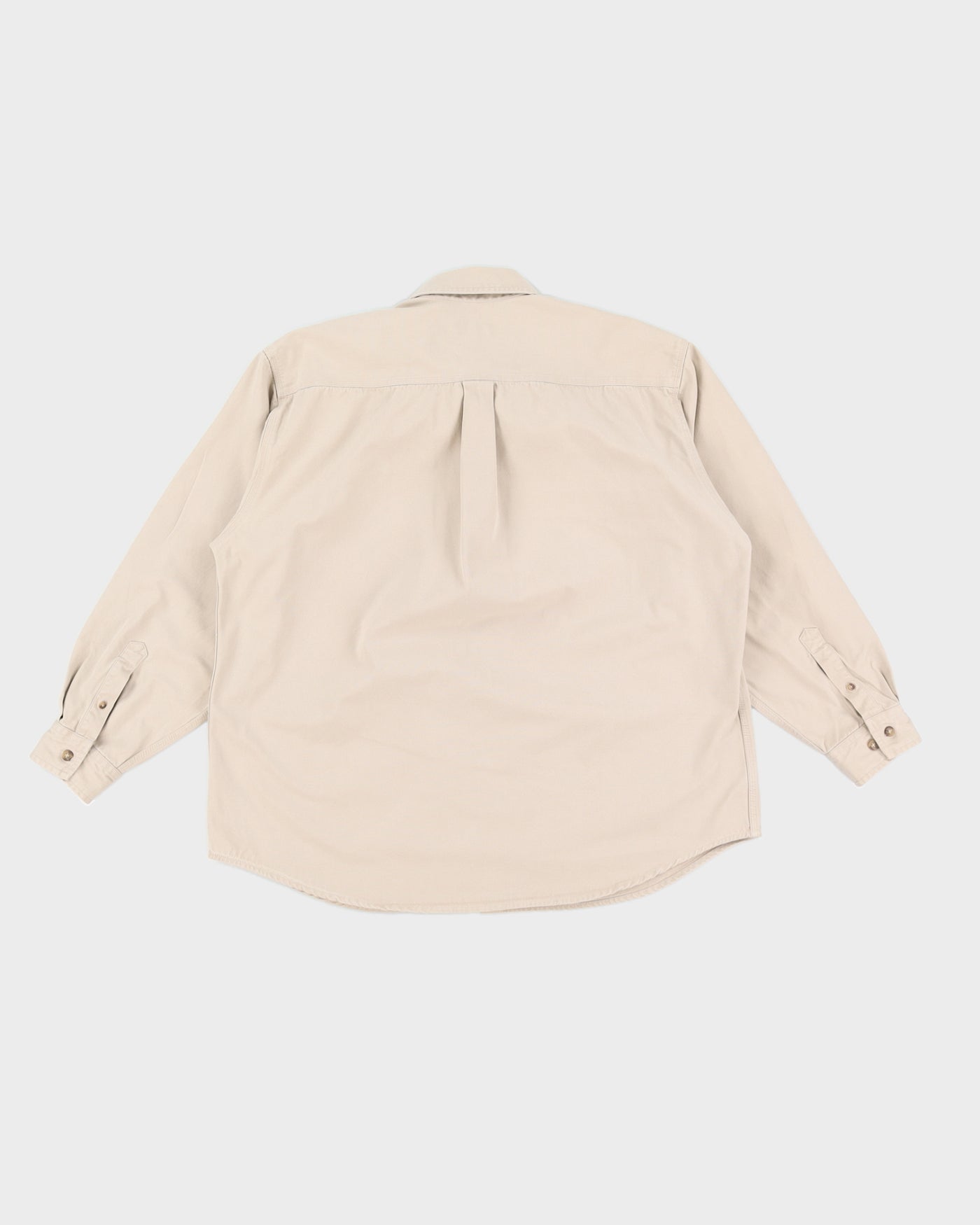 Beige Structured Carhartt Workwear Shirt -XL