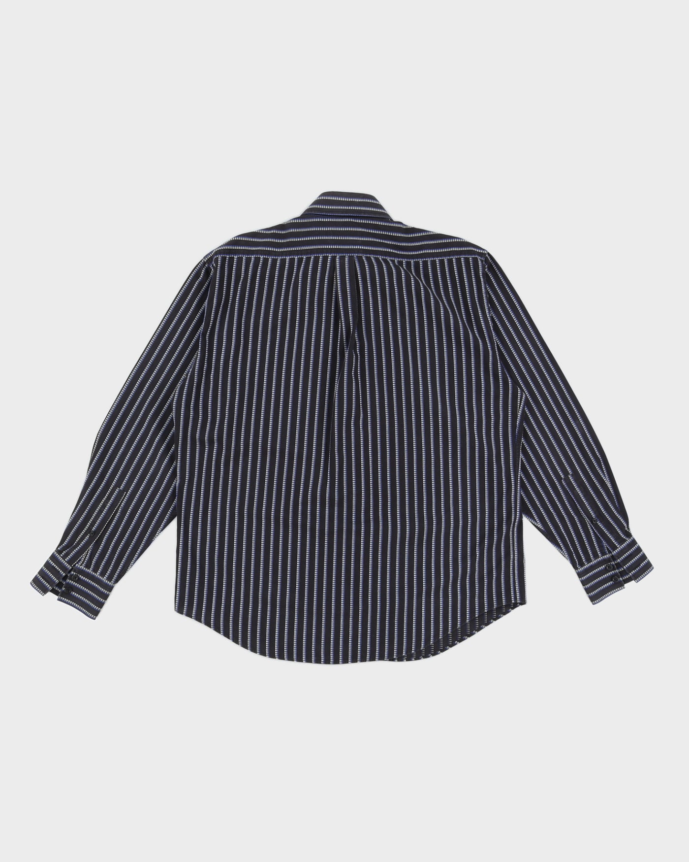 Blue Striped Yves Saint Laurent Shirt - XXL
