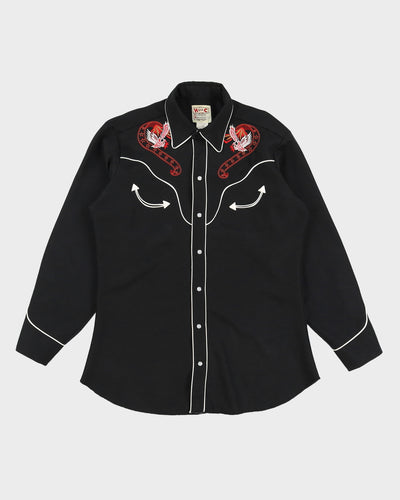 Black H Bar C Western Shirt - XL