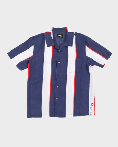 Stussy Striped Beach Style Shirt - S