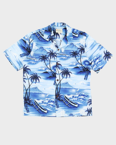 Blue Hawaiian Shirt - M