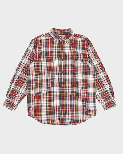 Red Check Carhartt Shirt - L