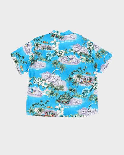 Blue Hawaiian Shirt - L