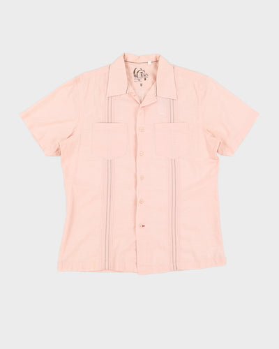 00s Y2K Guess Pink Short Sleeved Shirt - M