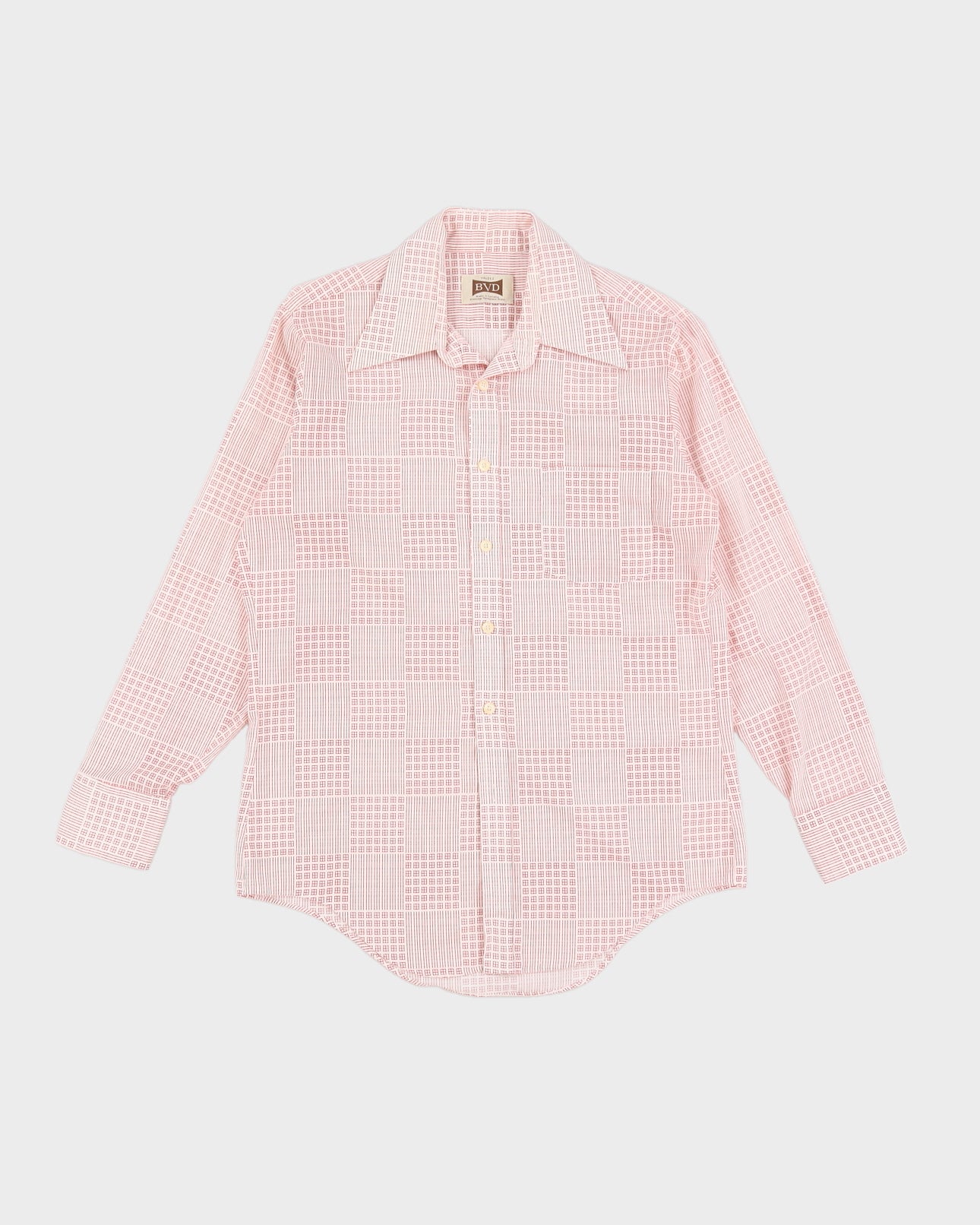 Vintage 70s BVD Valdez Patterned Shirt - M
