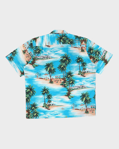Vintage 90s Hawaii Blue Shirt - XL
