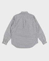 Vintage 90s Ralph Lauren Grey Plaid Shirt - XL