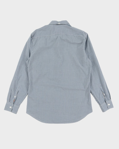 Burberry Blue Gingham Dress Shirt - S