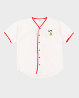 Vintage 90s Mickey &amp; Friends White &amp; Red Shirt - L