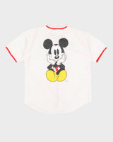 Vintage 90s Mickey &amp; Friends White &amp; Red Shirt - L