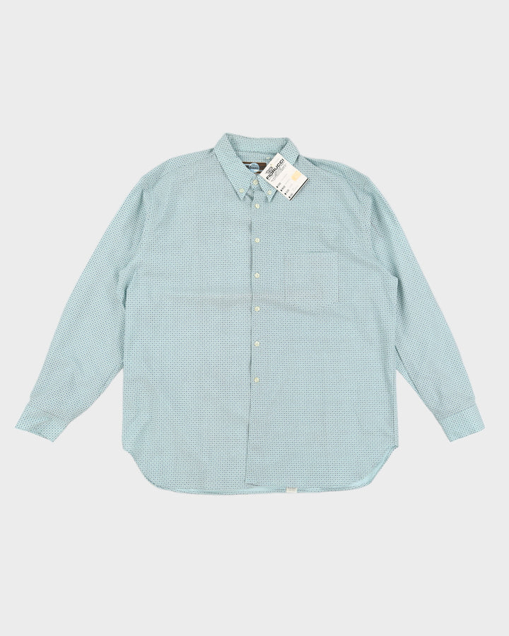 Vintage Fiorucci Blue Printed Shirt - 2XL