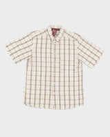 Vintage 70s GB Pedrini Libraio Check Shirt - M