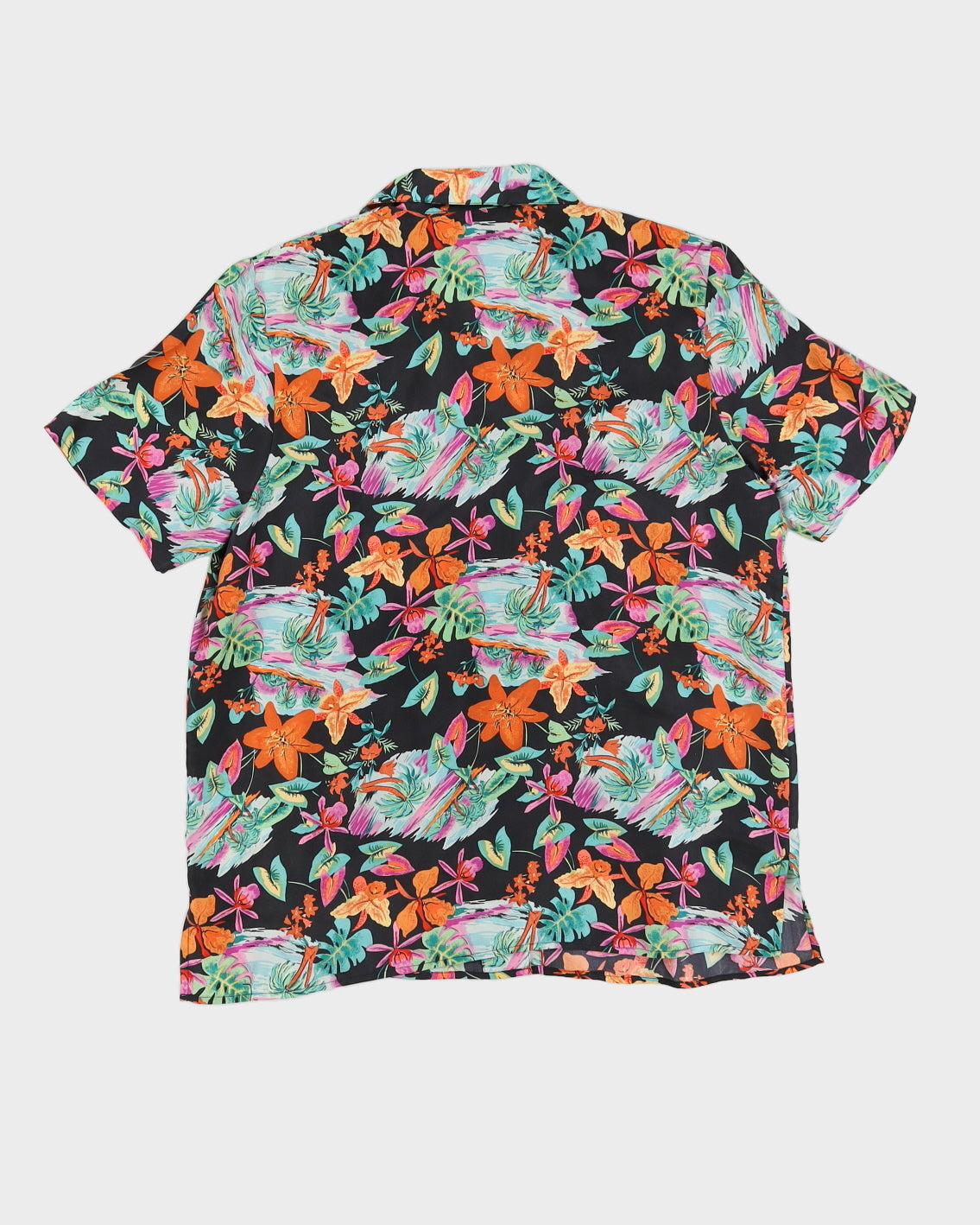 Vintage 90s Anna & Frank Silk Hawaiian Shirt - L