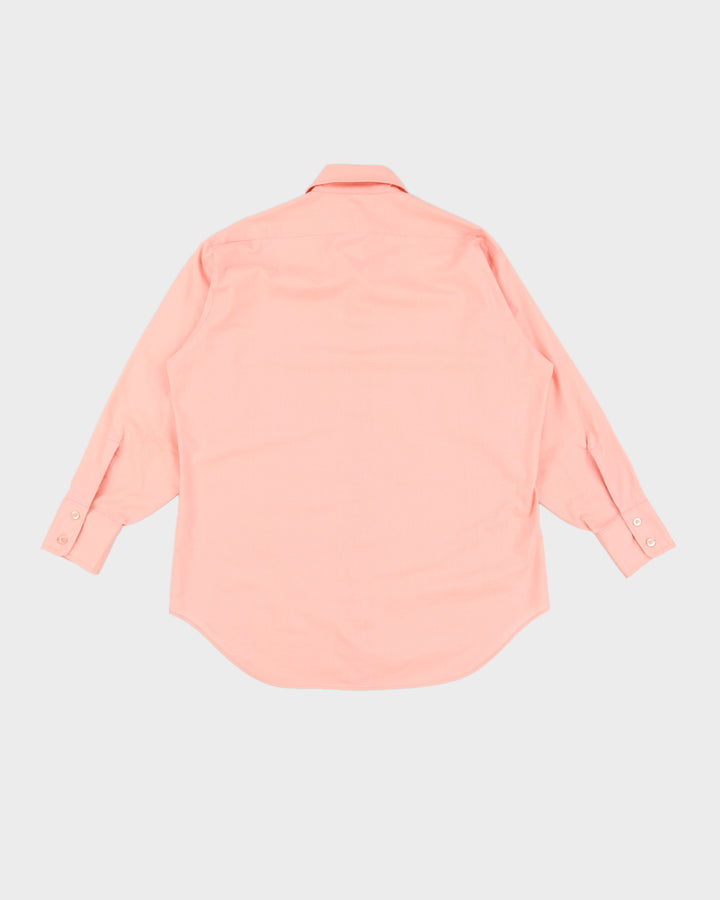 Vintage 70s Sears Pink Long Sleeved Shirt - XL
