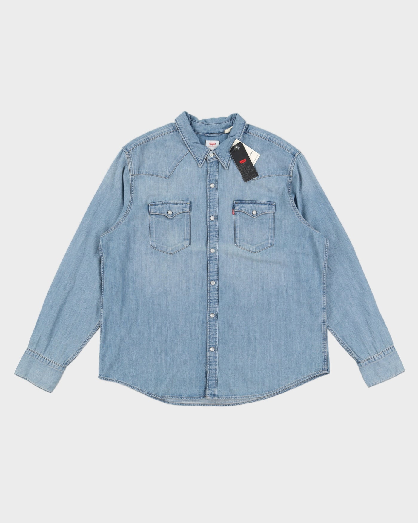 Levi's Blue Denim Men's Shirt - XXL