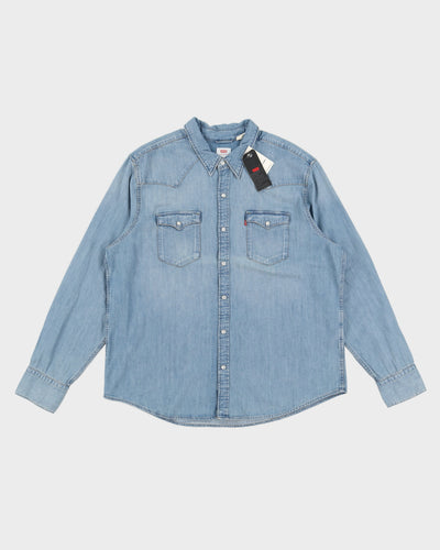 Levi's Blue Denim Men's Shirt - XXL