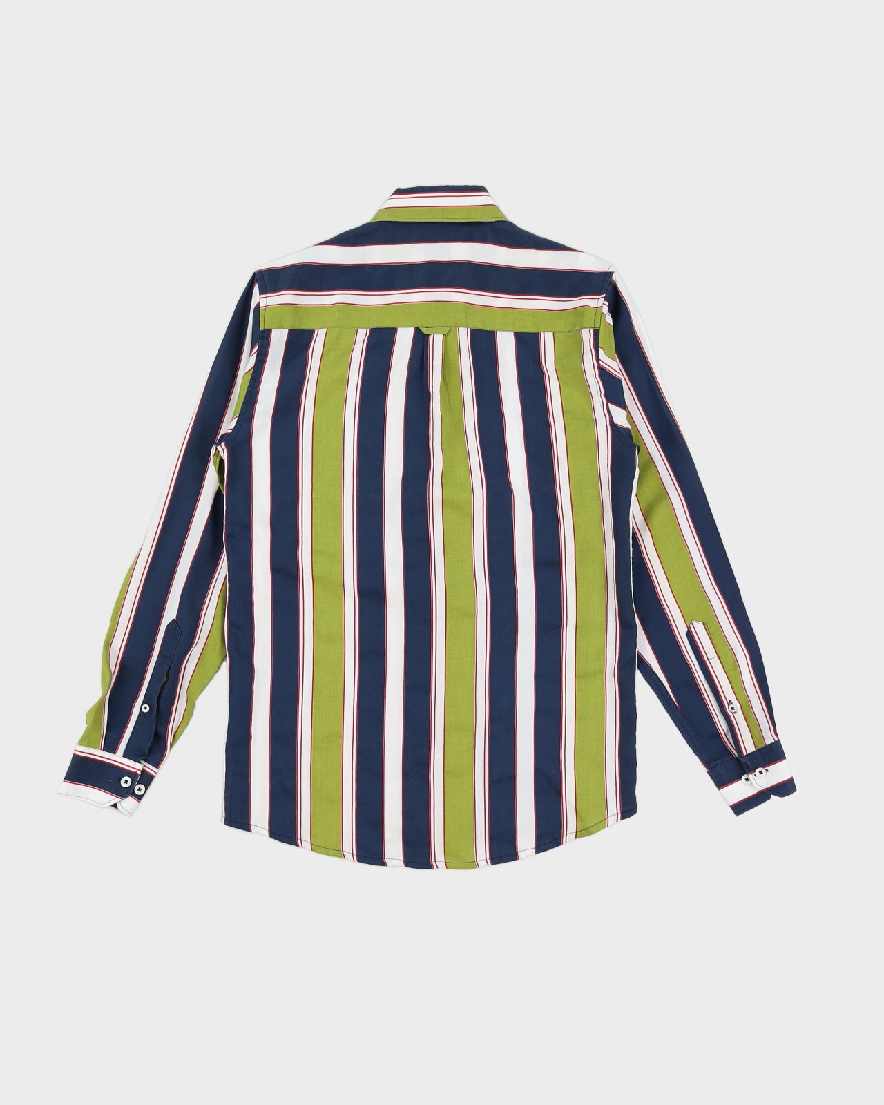 Brooks Brothers Blue / Green Striped Long Sleeved Shirt - M