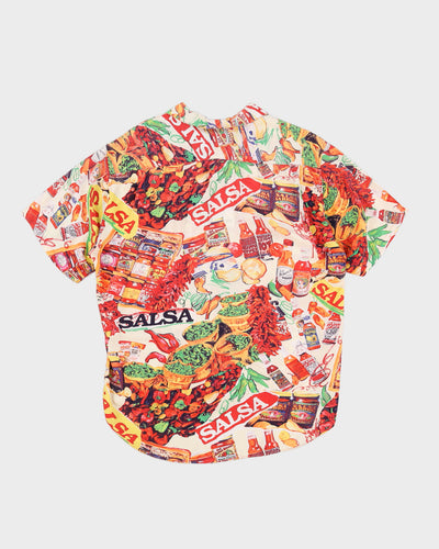 Vintage 90s Jams World Hot Sauce Printed Shirt - L