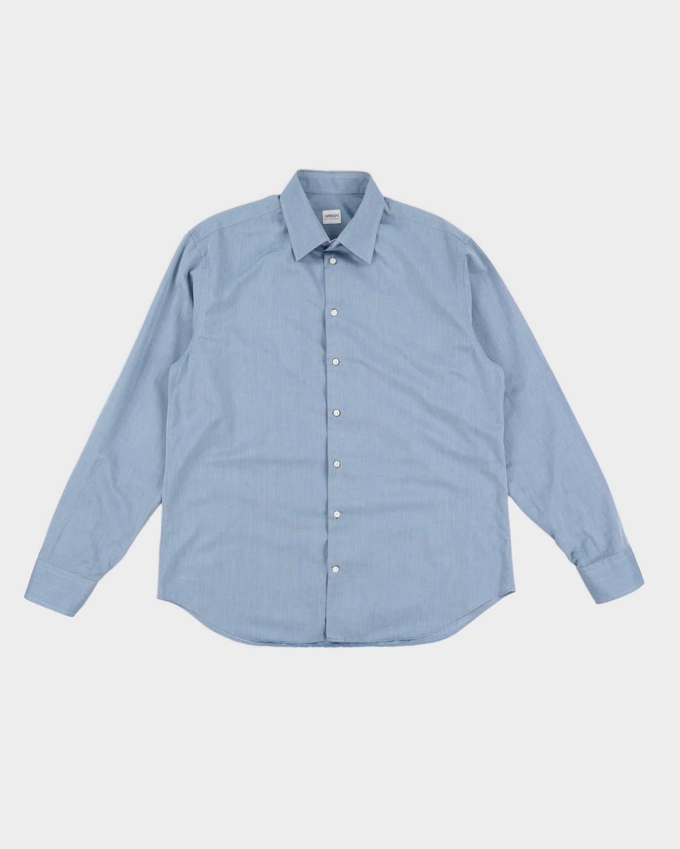 Armani Collezioni Blue Dress Shirt - L