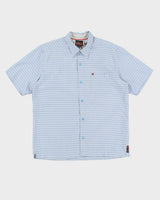 Y2K 00s Quiksilver Blue Check Shirt - L