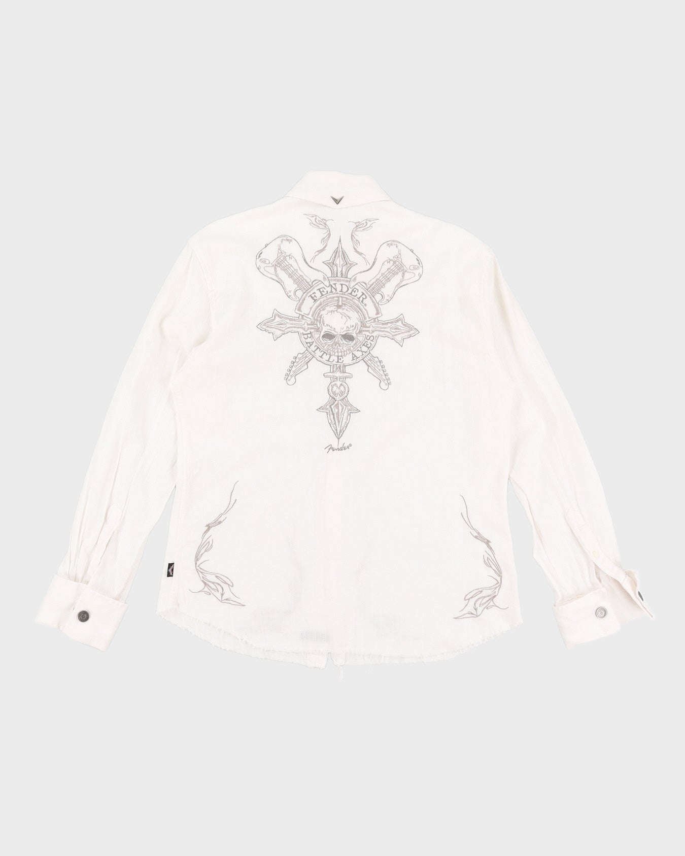 Vintage 00s Fender Western White Shirt - M