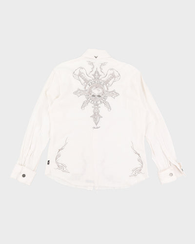 Vintage 00s Fender Western White Shirt - M