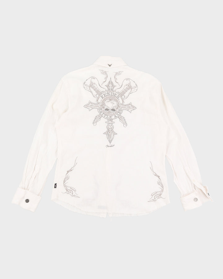 Vintage 00s Fender Western White Shirt - M