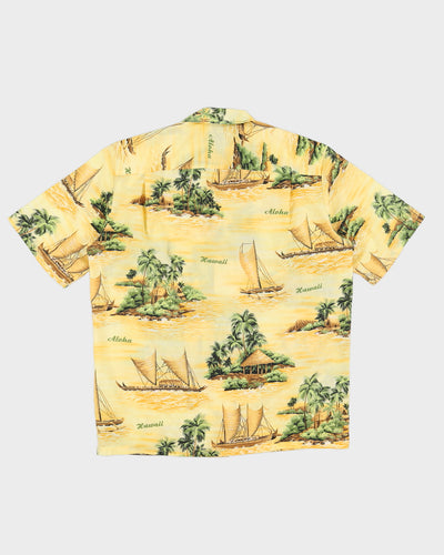 00s Royal Creations Yellow Hawaiian Shirt - M