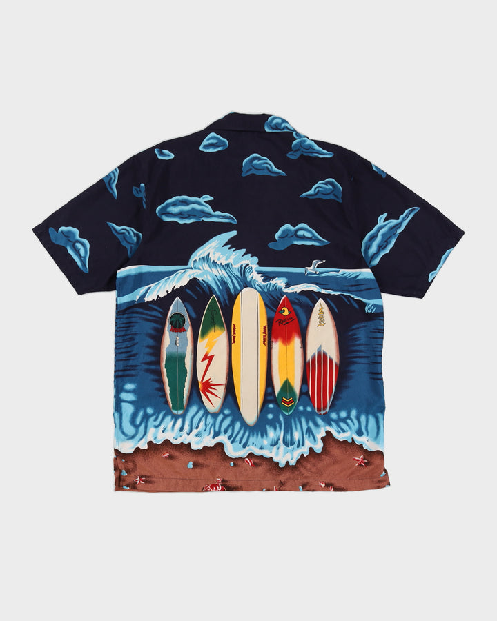 Vintage 90s Bill Blass Hawaiian Shirt - L