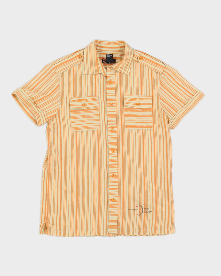 Striped Y2K Diesel Shirt - M
