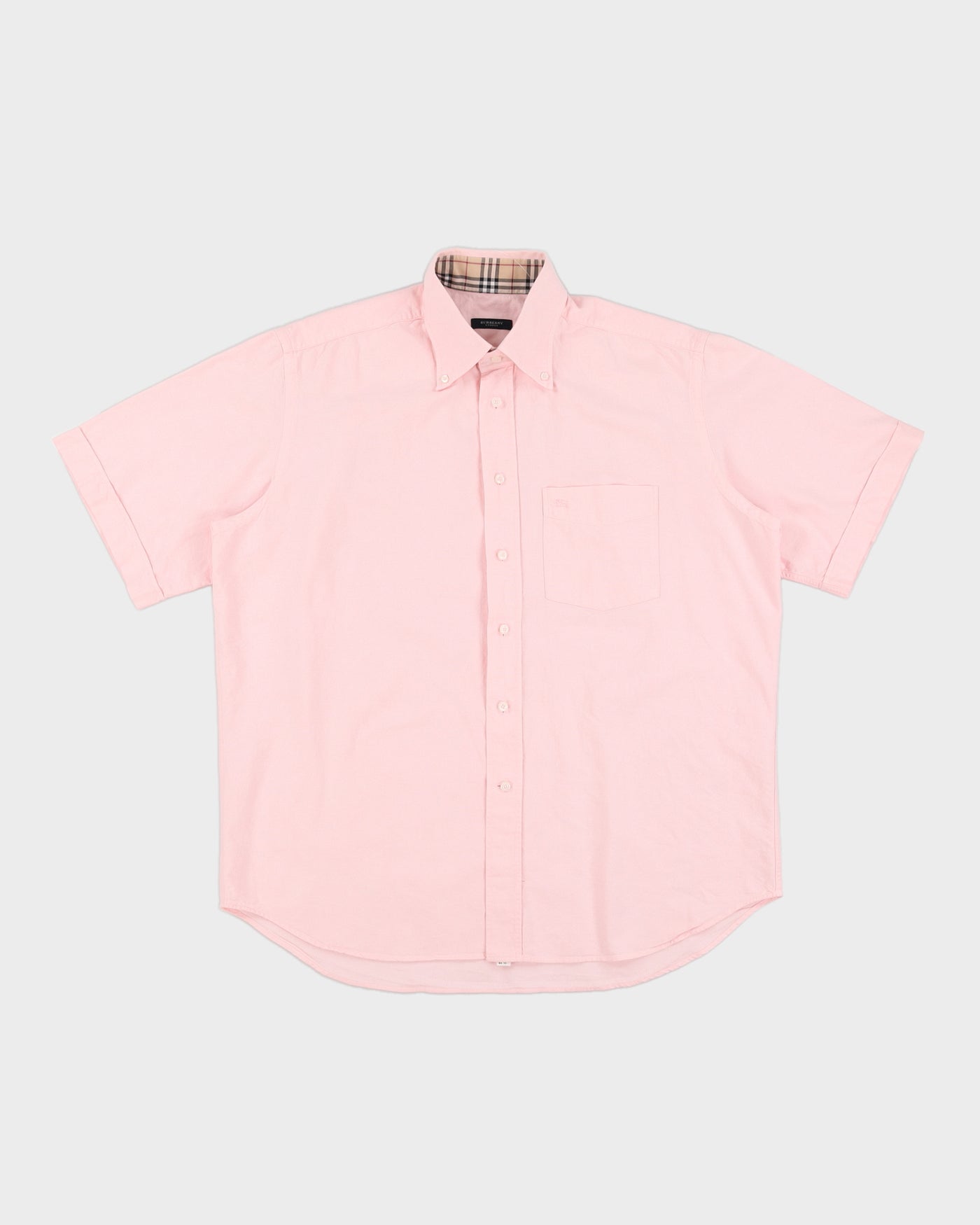 Burberry Pink Cotton Dress Shirt - 2XL