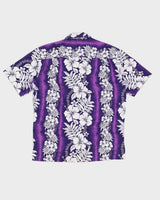Vintage 90s Royal Creations Purple Hawaiian Shirt - M