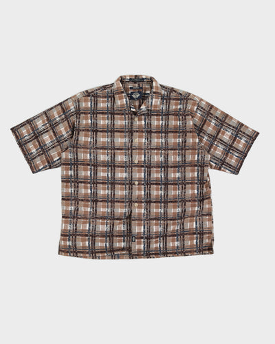 Vintage 90s Dockers Abstract Check Shirt - L