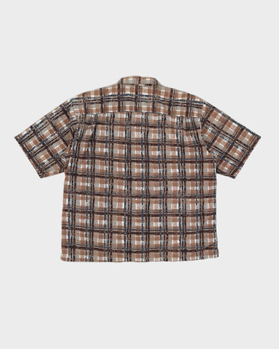 Vintage 90s Dockers Abstract Check Shirt - L