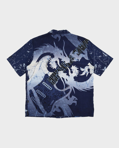 Blue Hard Rock Cafe Graphic Shirt - L