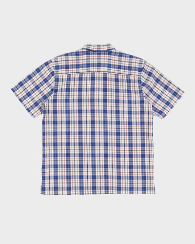Vintage 00s Quiksilver Blue Check Shirt - L