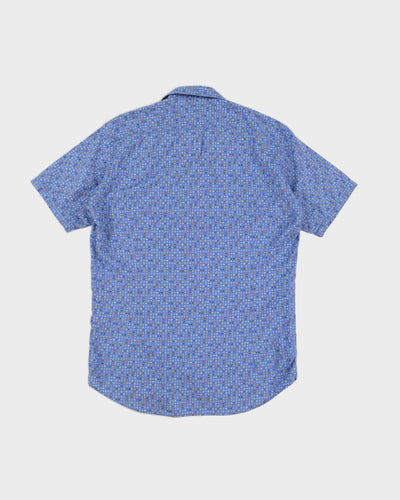 Blue Patterned Etro Shirt - L