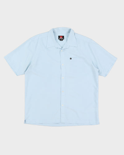 Blue Checked Quiksilver Shirt - XL