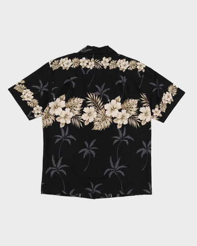 Black Vintage Hawaiian Shirt - M
