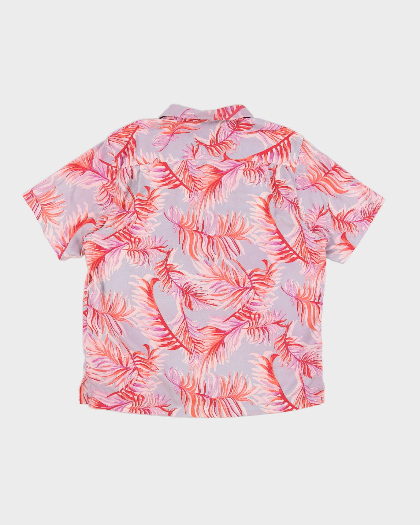 Tommy Bahama Pink Silk Hawaiian Shirt - XL