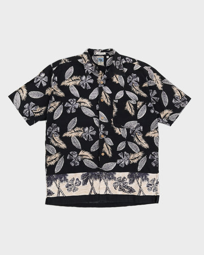 Black Hawaiian Shirt - XL