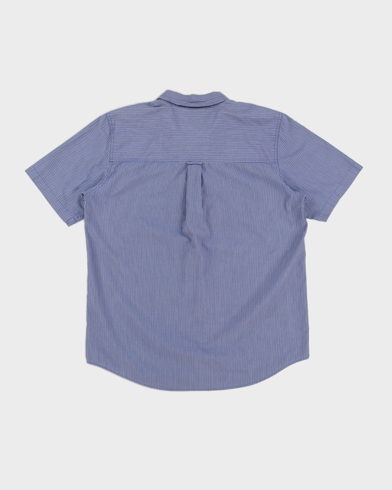 Blue Striped Chaps Shirt - L