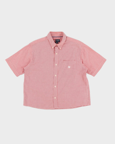 Red Checked Chaps Shirt - L